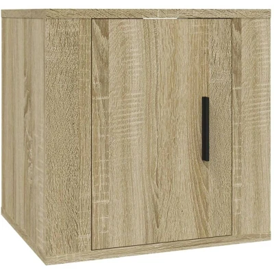 Image of vidaXL Wall Mounted TV Cabinet Sonoma Oak 40x34,5x40 cm