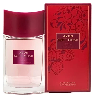 Image of Avon Soft Musk Delice Velvet Berries EDT 50ml