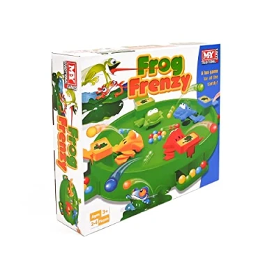 Image of M.Y Frog Frenzy Family Board Game for 2 4 Players