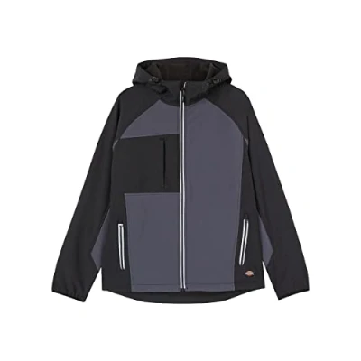 Image of Dickies Outerwear for Men, Two Tone Softshell Jacket, Waterproof, Grey/Black, XL
