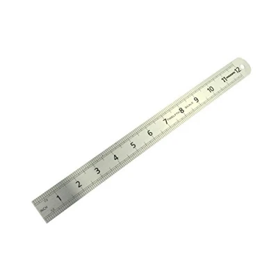 Image of Proops Ruler, 12&quot; Twelfth Scale Rule for Dolls House and Miniature Making (X1062) Free UK Postage