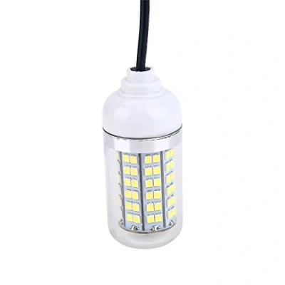 Image of Keenso Underwater Fishing LED Light, 12V Outdoor Submersible Night Boat Light Lamp(White) bait