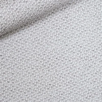 Image of SOPHIE LAURENCE Heavyweight Beige Linen Weave Wallpaper Smooth Finish, Washable, Wet Removable 0.53m x Sample