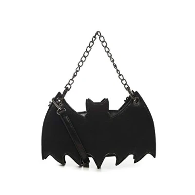 Image of Banned Apparel Celebration Gothic Bat Horror Girls Ladies Shoulder Handbag