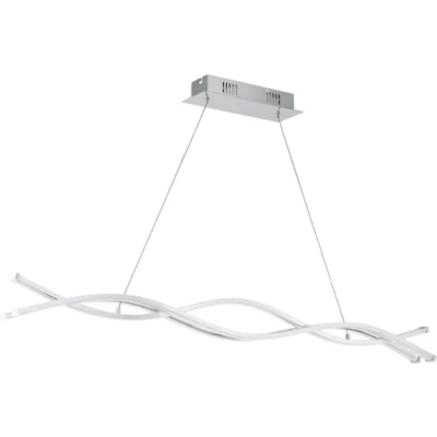 Image of Eglo 96102 LED Chrome Pendant Lamp LASANA 2