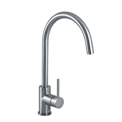 Image of Bristan PST EFSNK BN Pistachio Easyfit Kitchen Sink Mixer Tap with Swivel Spout, Brushed Nickel
