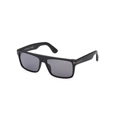 Image of Tom Ford PHILIPPE 02 FT 0999 N Matte Black/Smoke 58/16/145 unisex Sunglasses