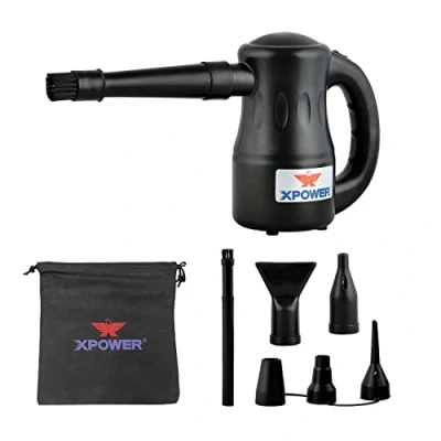 Image of XPOWER A 2 Multi Electric Computer Duster Dryer Air Pump Spray Blower Vacuums (Black)