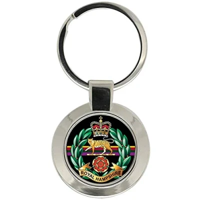 Image of Giftshop UK Royal Hampshire Regiment, British Army Key Ring