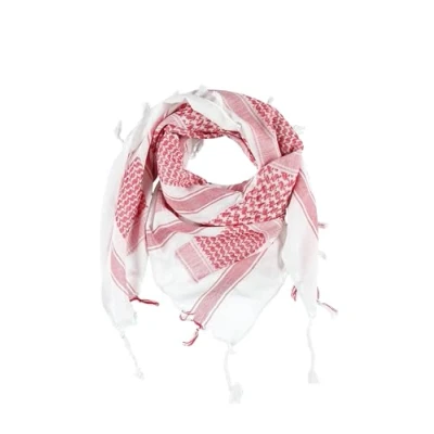 Image of Brandit Shemag Scarf, Red+White, OS