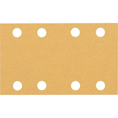 Image of Bosch Professional 10x Expert C470 Sandpaper (for Hardwood, Paint on wood, 80x133 mm, Grit 80, Accessories Orbital Sander)
