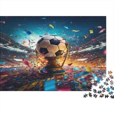 Image of Football Jigsaw Puzzles for Adults 1000 Piece Adults,JigsawPuzzle Pieces Challenging Puzzle Games 1000pcs (75x50cm)