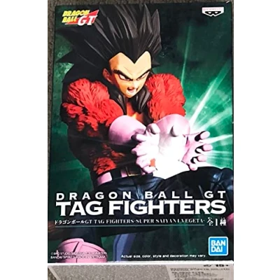 Image of Banpresto DRAGON BALL GT Super Saiyan 4 Vegeta Figurine Tag Fighters,Black,12cm