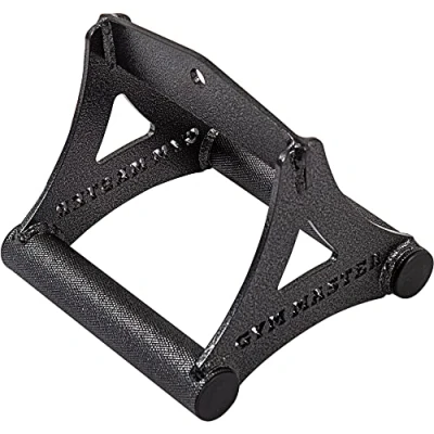 Image of GYM MASTER Double Twin Seated V Row Close Grip Handle Cable Attachment Lat Bar