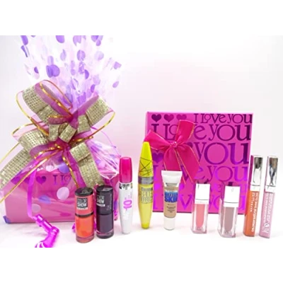 Image of Beauty Collection Gift Hamper, Maybelline Make Up Bundle For Women