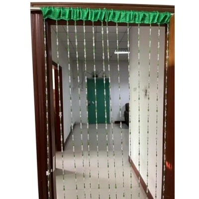 Image of ZiDeTang Acrylic Beaded Door Curtain Décor Tassel Room Divider (Green, 100cm by 190m)