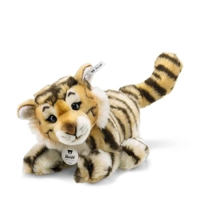 Image of Steiff 66269 Radjah baby dangling tiger, artisans Gold, 28 cm