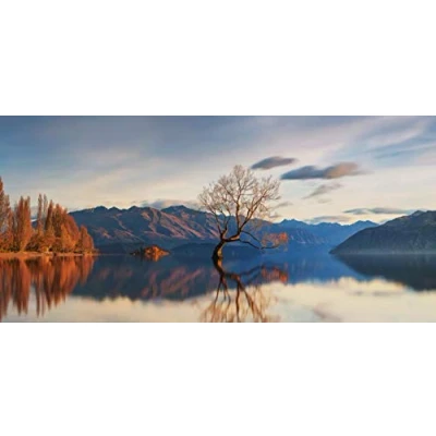 Image of SHILIHOME Lake Wanaka Early Morning Painting By Numbers Diy Unique