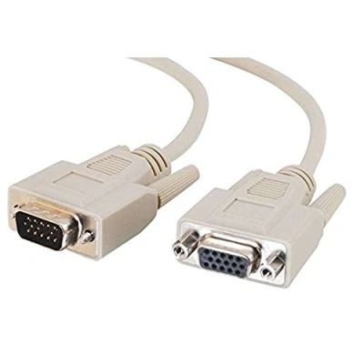 Image of C2G 2M E Series HD15 SVGA Male VGA to Female Computer Monitor Cable