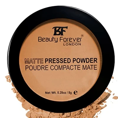 Image of Beauty Forever Matte Pressed Powder, Oil Free &amp; Lightweight, 8gms (07 Toast)