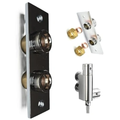 Image of Team Controls Easy Fixing Plate Bracket for Douche Shattaf Thermostatic Shower Valve Bar