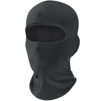 Image of fuinloth Balaclava Ski Face Mask, Motorcycle Cycling Neck Warmer for Helmet, UV Protector Scarf Men/Women Dark Gray