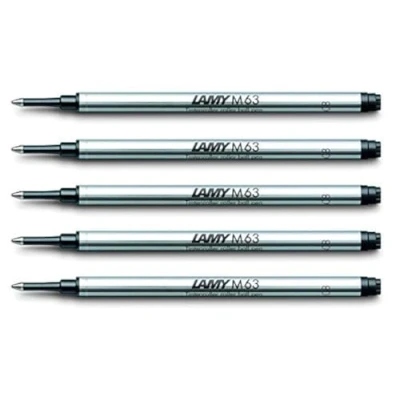 Image of Lamy M63 Black Rollerball refill x 5 Multipack