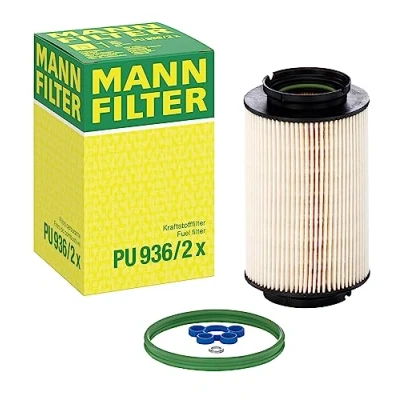 Image of 1K0127177, 1K0127177A, 1K0127400C, 1K0127400E, 1K0127400K Fuel FILTER MANN PU 936/2 x with seal VOLKSWAGEN: Jetta 4, Golf Plus / Crossgolf