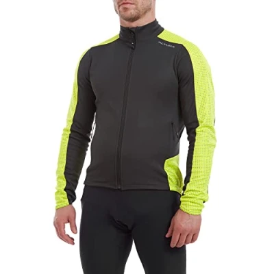 Image of Altura Nightvision Men&#039;s Long Sleeve Jersey: Lime/Carbon, L
