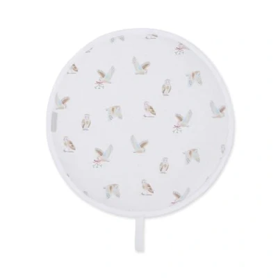Image of Snowy Owls Circular Hob Cover
