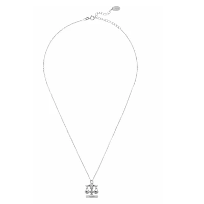 Image of Latelita Zodiac STAR SIGN Libra Necklace, Women&#039;s, Size: One Size, Silver
