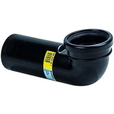 Image of Geberit Drain Elbow 90 PE Toilet Suspended, with Extension: D mm D1 = (366.925.16.1)