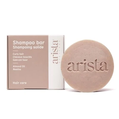 Image of Arista Curly Hair Shampoo Bar Sulfate Free Sweet Almond Oil, Shea Butter &amp; Reetha Fruit Powder Solid Moisturising