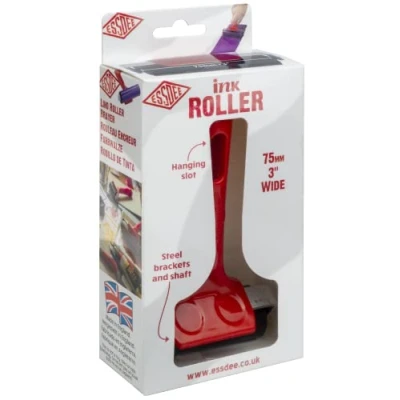 Image of ESSDEE R3 Lino Roller 75mm Red Handle