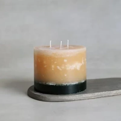 Image of Winter Spice Original Organics 3 Wick, Luxury Cosy Scented Candle for The Home Hand Poured 100% Recycled Wax Up to 80 Hours Burn Time, Gift Men and Women