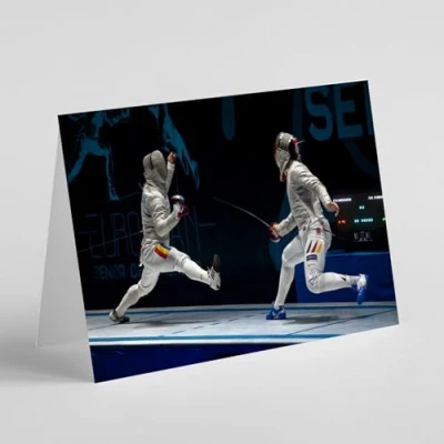 Image of Beebooh cards Fencing birthday card