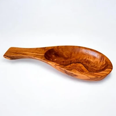 Image of Leaf Shape Bowl Handcrafted Olive Wood Shaped Serving Dishes, Set of 3 Perfect for Appetizers, Snacks, and Dips Unique Wooden Kitchen Accessories Entertaining Home Décor