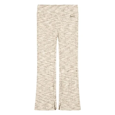 Image of Levi&#039;s Kids Lvg space dye flare knit pant Girls Creme Brulee 4 years