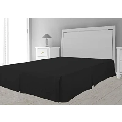 Image of Intemporel Timeless Intermediate Storage Bed Spring Microfibre, Polyester, Black, 90 x 190 cm