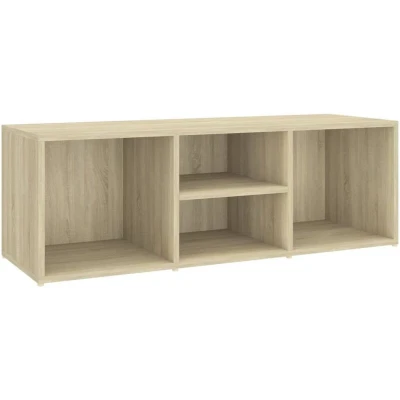 Image of vidaXL Shoe Storage Bench Sonoma Oak 105x35x35 cm Engineered Wood