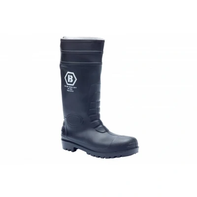 Image of Blackrock Steel Toe Cap Wellingtons, Waterproof Safety Wellies, Knee High, Wide Calf Wellington Boots Mens Womens, Work Boots, Warm Fishing Size 4