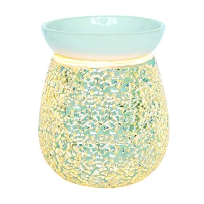Image of airpure Mosaic Electric Wax Melter, The Silver Melt Burner, Flameless Warmer, Create a Pleasing and Welcoming Environment in Any Room Home or Office