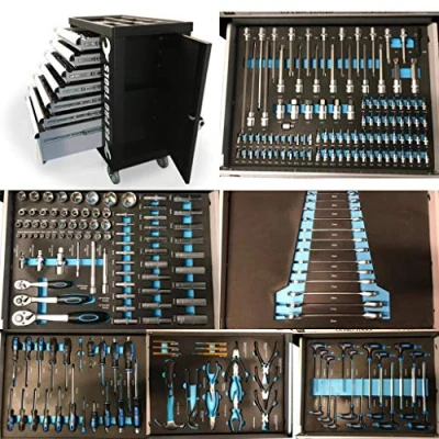 Image of US PRO Tool Box Tools 7 Drawer Roller Cabinet with