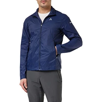 Image of Schöffel Men&#039;s Bygstad M Warm and comfortable fleece, breathable odour inhibiting jacket with practical pockets, dress blues, 50 (EU)