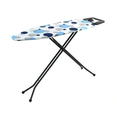 Image of Beldray Swift Ironing Board Collapsible, Lightweight Folding Table, 97 x 34cm Surface, 4 Adjustable Heights, Thick Felt Underlay For A Smooth Press, 100&amp; Cotton Cover, 117 35cm