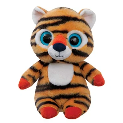 Image of Aurora YooHoo, Han The Siberian Tiger, 9In, 61293, Orange and Black Stripes, Soft Toy