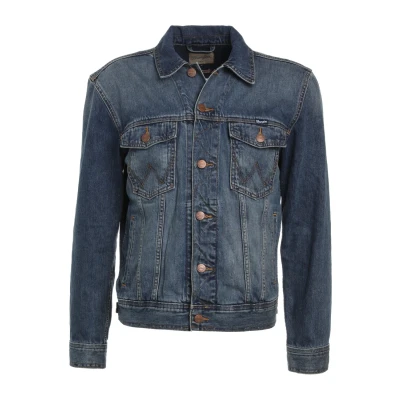Image of Wrangler Denim jacket, Men&#039;s, Size: XXL, Blue