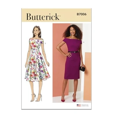 Image of BUTTERICK Sewing Pattern B7006K5 Misses&#039; Dresses K5 (8 10 12 14 16)