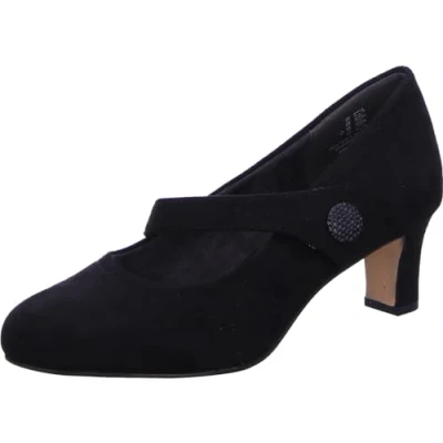 Image of Jana Women&#039;s 8 22473 41 Pump, Black (Black 1), 6.5 UK