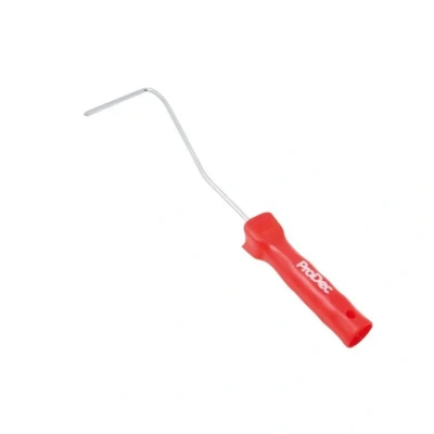 Image of ProDec 4 inch Mini Paint Roller Frame Compatible with All Rollers 16 long, Universal 6mm Diameter Chrome Push Fit Bar Trade Quality Handle